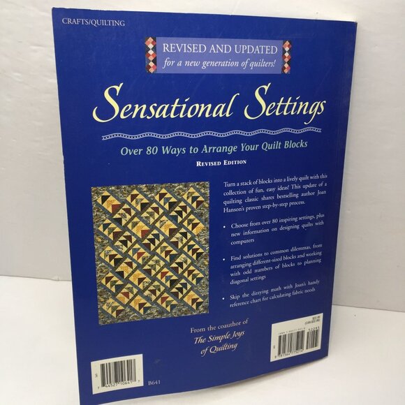 2004 Sensational Settings 80+ Ways Arrange Quilt Blocks Joan Hanson Revised Ed - Picture 11 of 15
